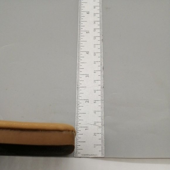 Wild Diva Womens Chain Link Slide Sandal Tan Faux Leather Flat Heel 6.5 - Picture 7 of 10